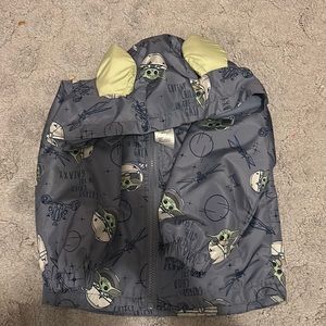 Baby Yoda rain jacket 4T